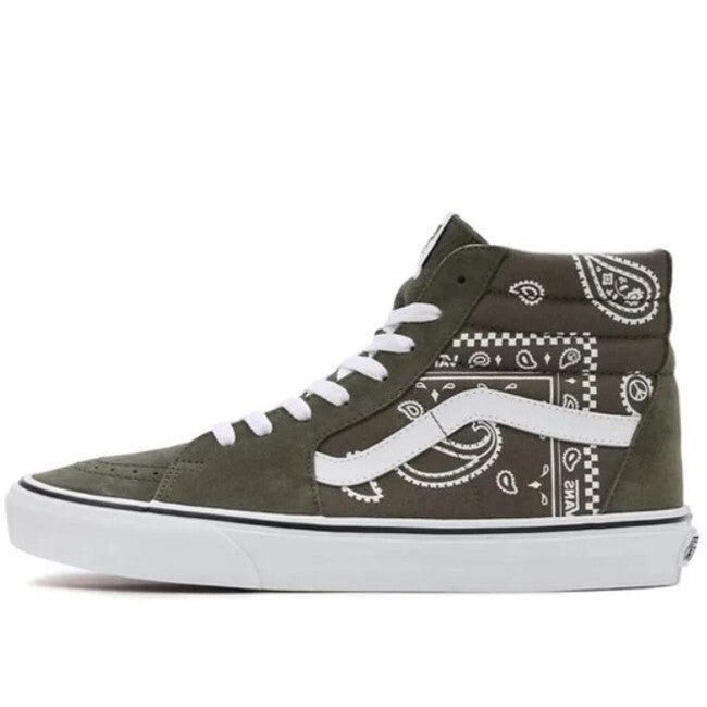 Vans Mens Sk8-Hi 'Peace Paisley - Grape Leaf' / RRP £80
