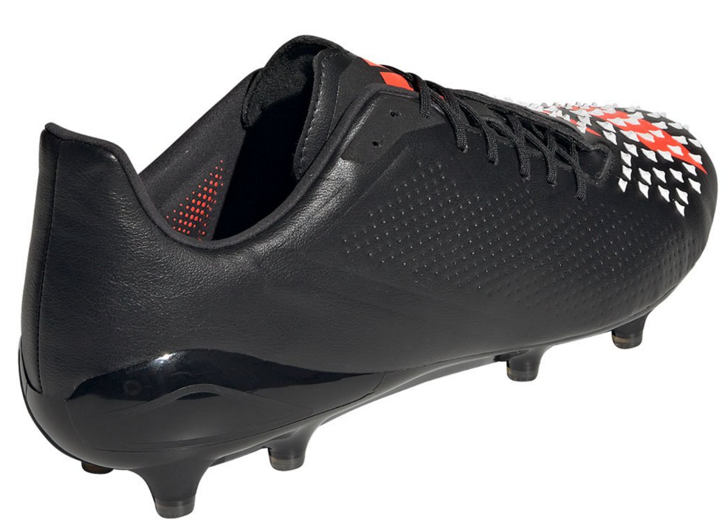Adidas Mens Rugby Predator Malice LS FG Boots / Black Orange / RRP £180