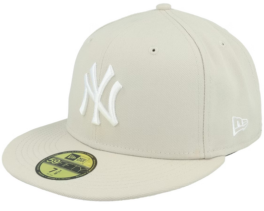 New Era New York Yankees 59Fifty Fitted Cap / Stone White / RRP £34