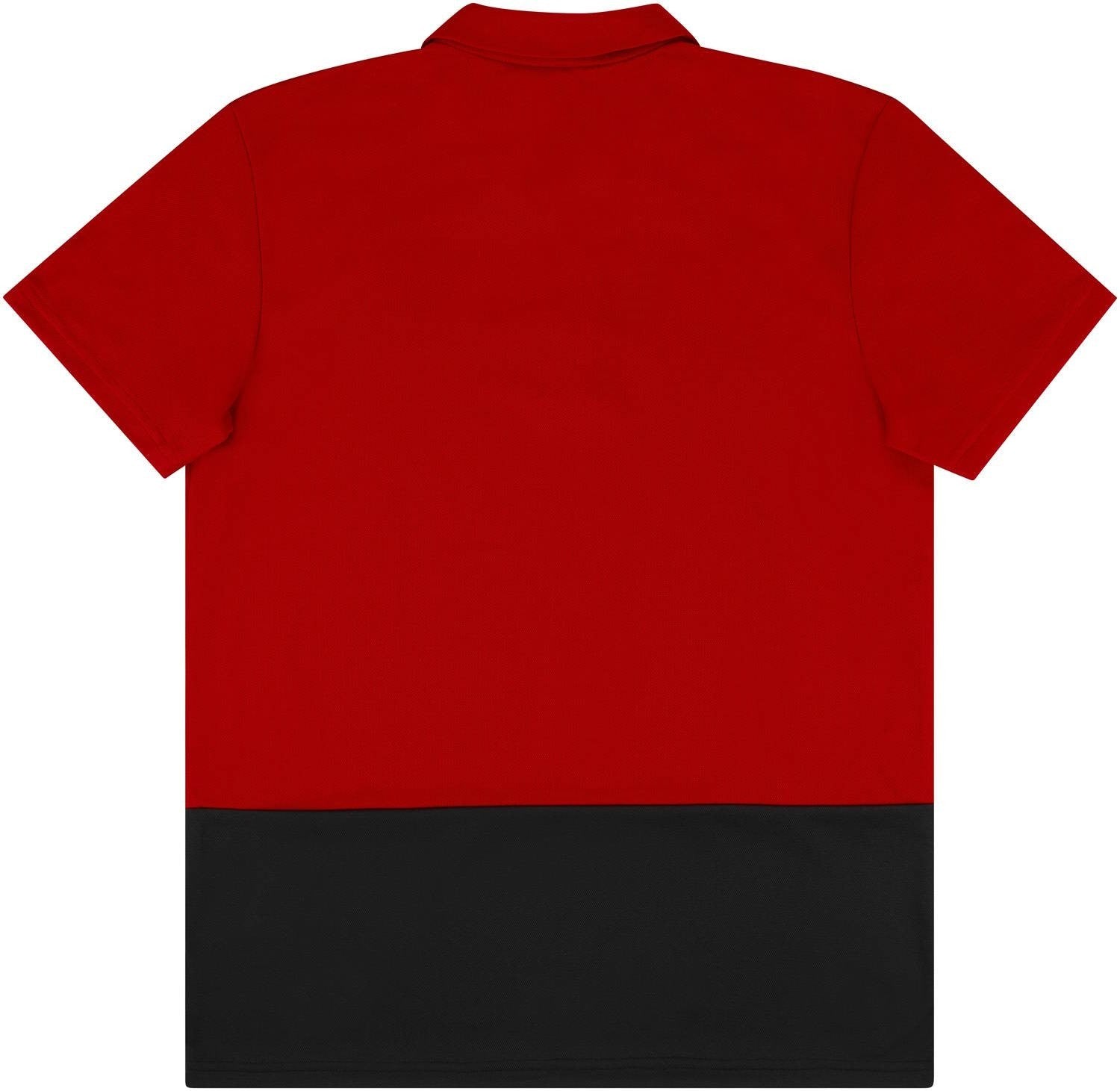Adidas Mens 2018-19 Wales Player Issue Training Polo T-Shirt / Red / RRP £37.99