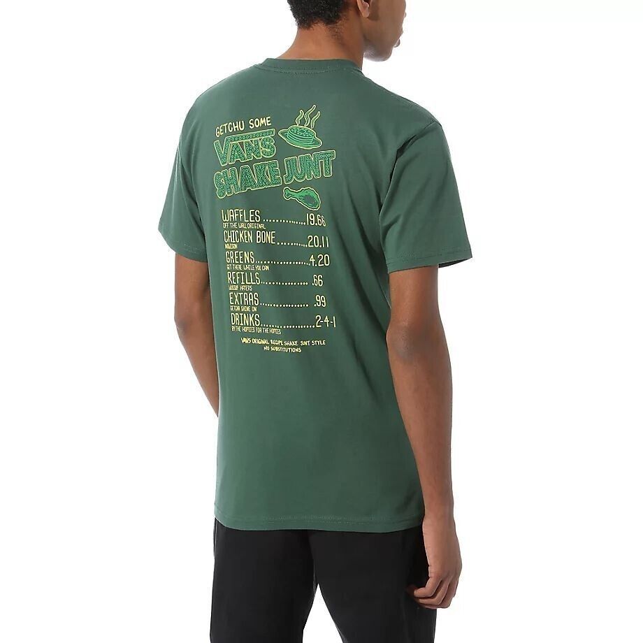 Vans Mens X Shake Junt Menu S/S T-Shirt / Green / RRP £32