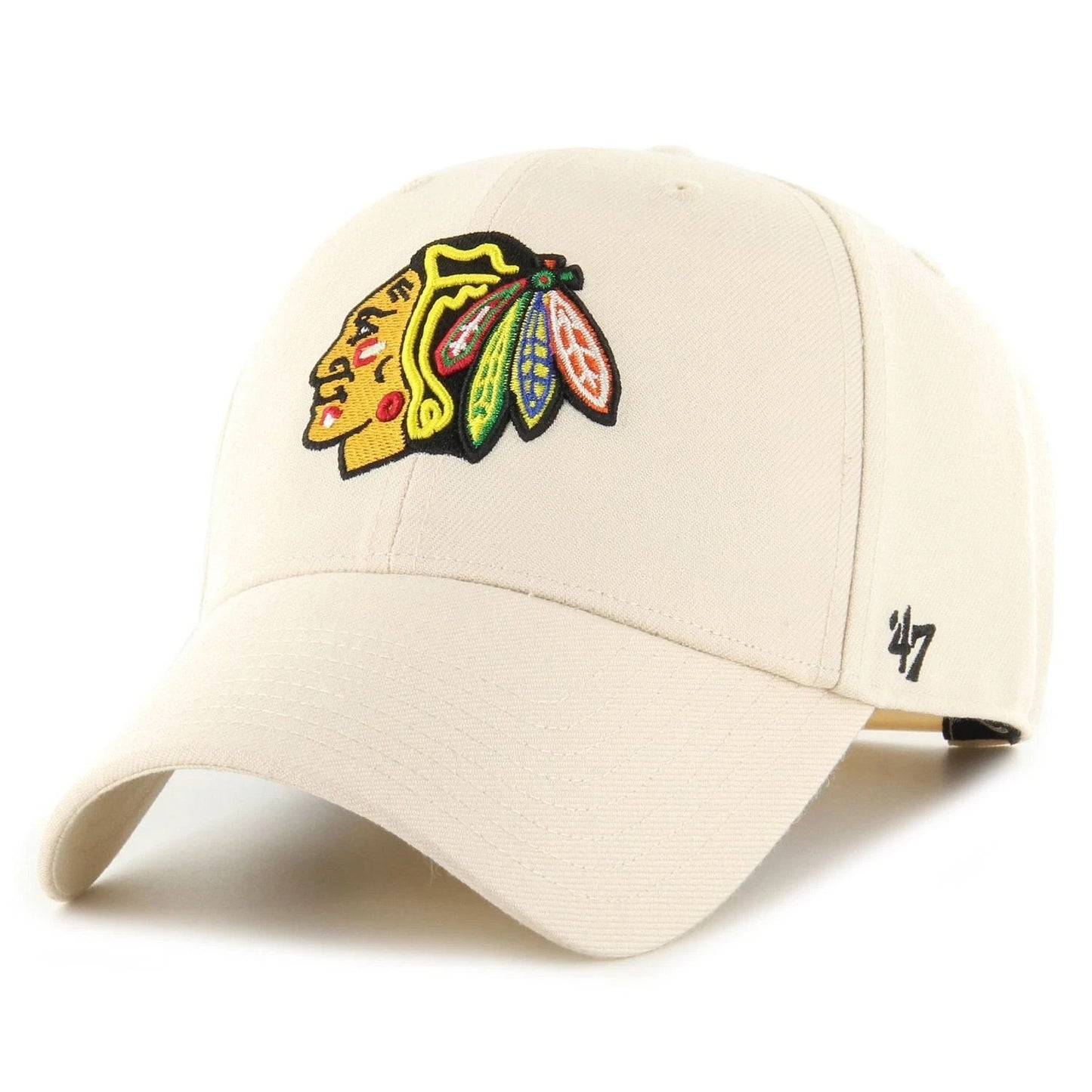47 Brand Chicago Blackhawks NHL MVP Cap / Natural / RRP £32