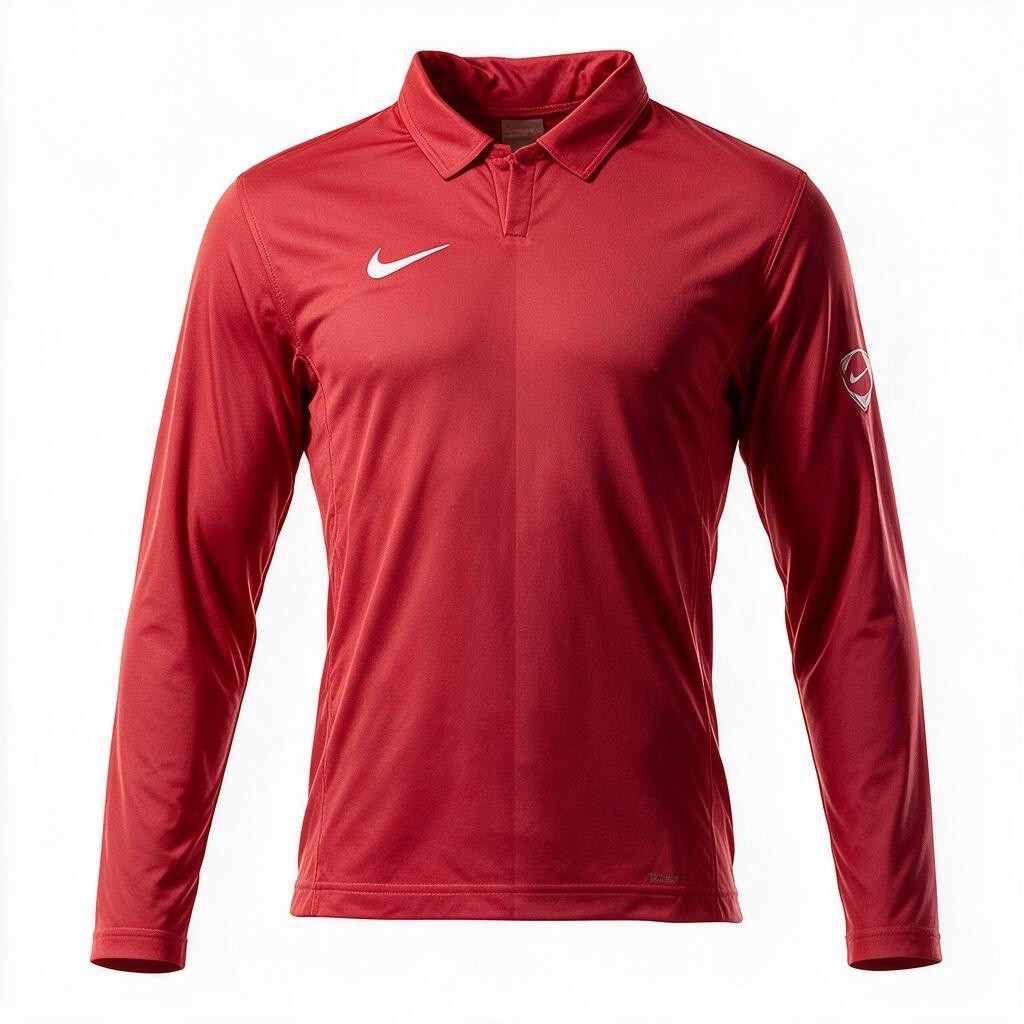 Nike Kids  Template Long Sleeve Shirt / Red / RRP £30