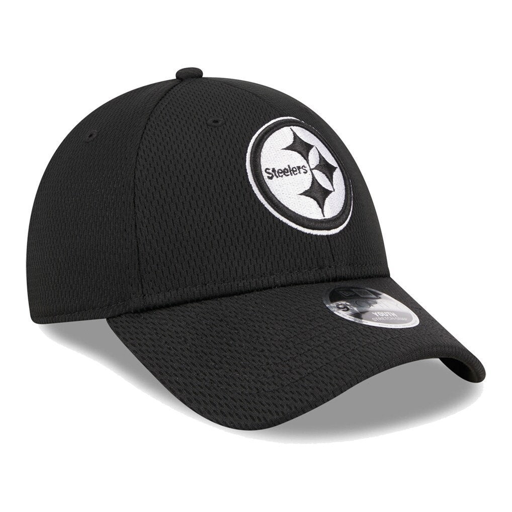New Era Adult Pittsburgh Steelers 9Forty Adjustable Cap / Black White / RRP £24