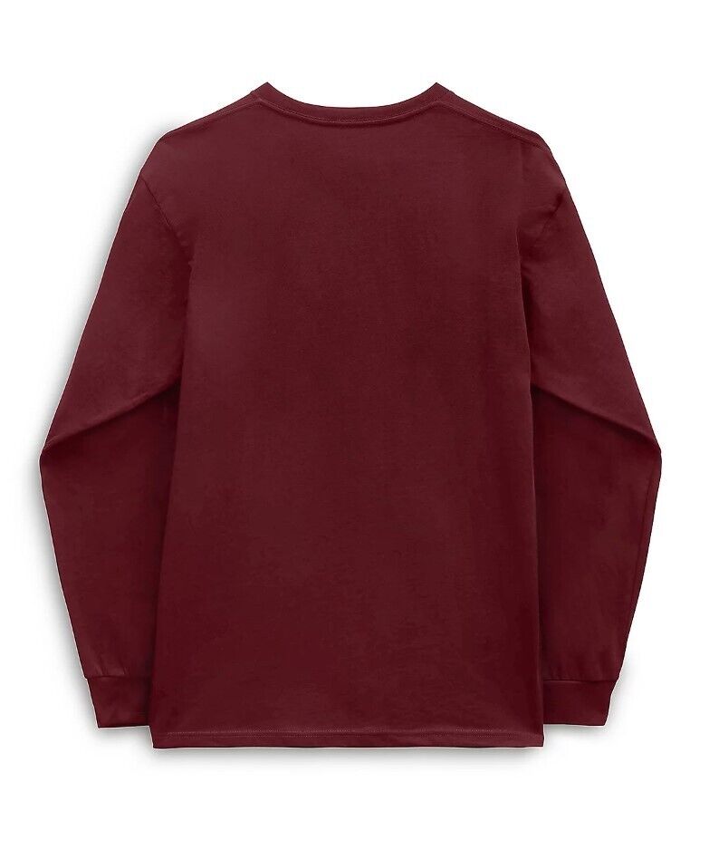 Vans Mens Sidestripe Blocks LS T-Shirt / Red / RRP £37