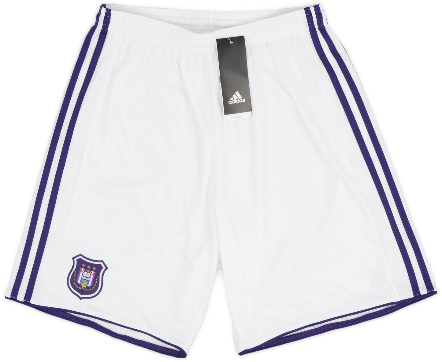Adidas Mens 2017-18 Anderlecht Home Shorts / White / RRP £29.99