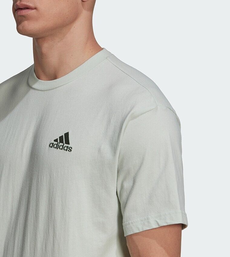 Adidas Unisex Embroidered Logo T-Shirt / Grey / RRP £25