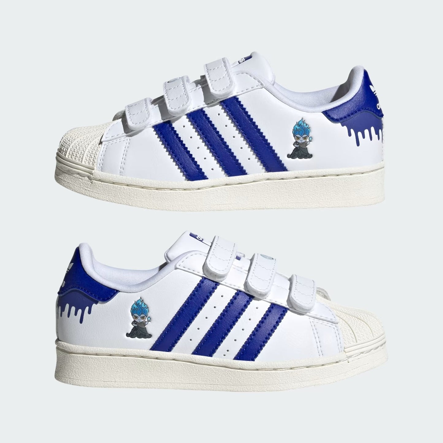 Adidas Kids SUPERSTAR CF C X DISNEY Trainers / BNIB / Blue / £65