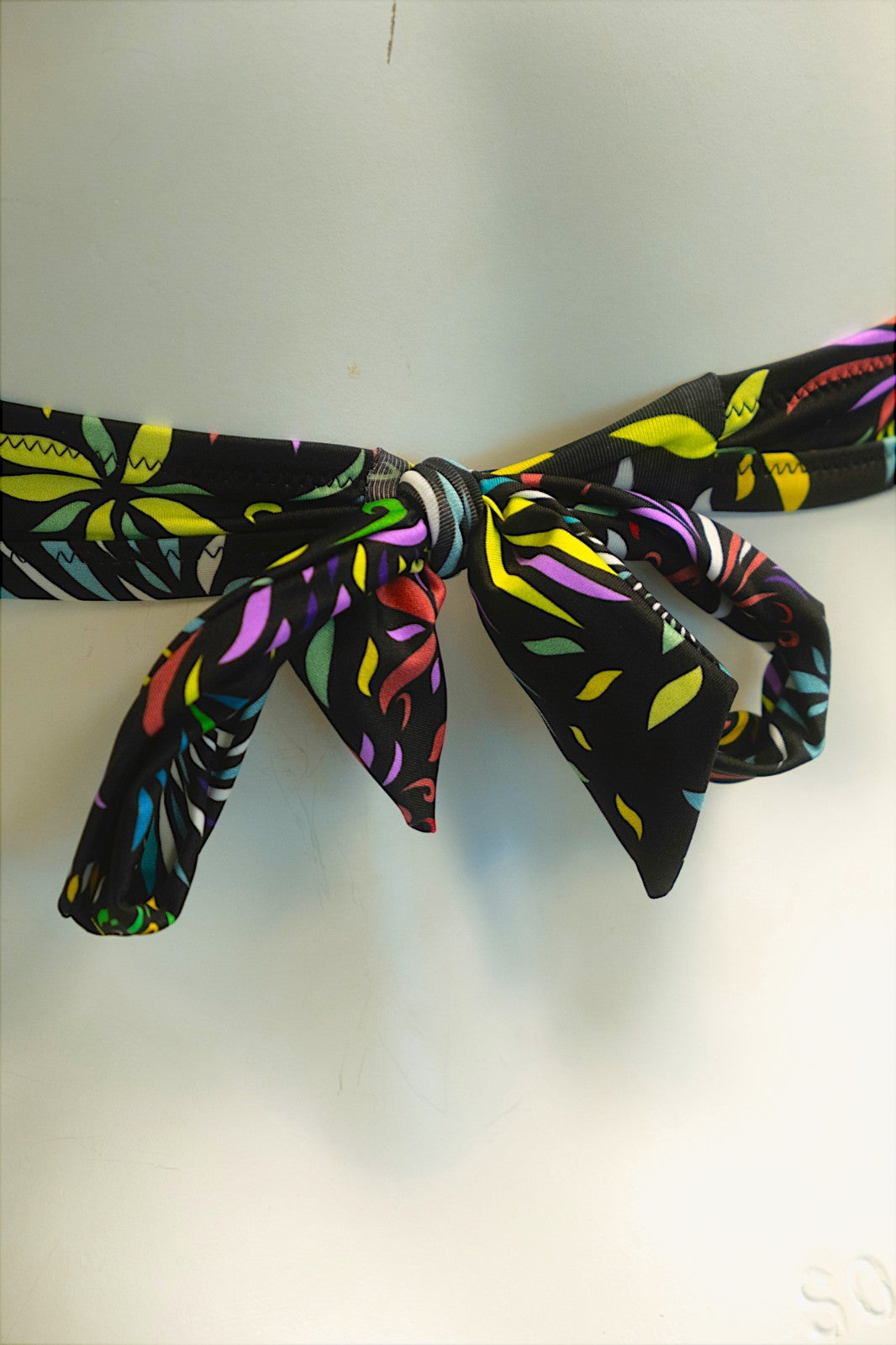 Vilebrequin Bikini Top / Womens / Black/Multicolour Plant / RRP £110