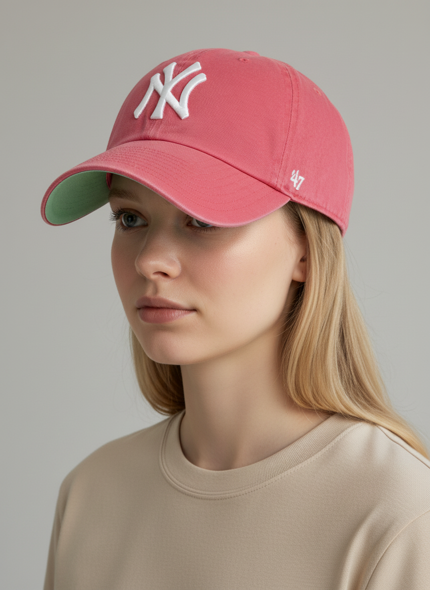 47 Brand NY Yankees / Relaxed Clean Up Womens MLB Hat / RRP £25