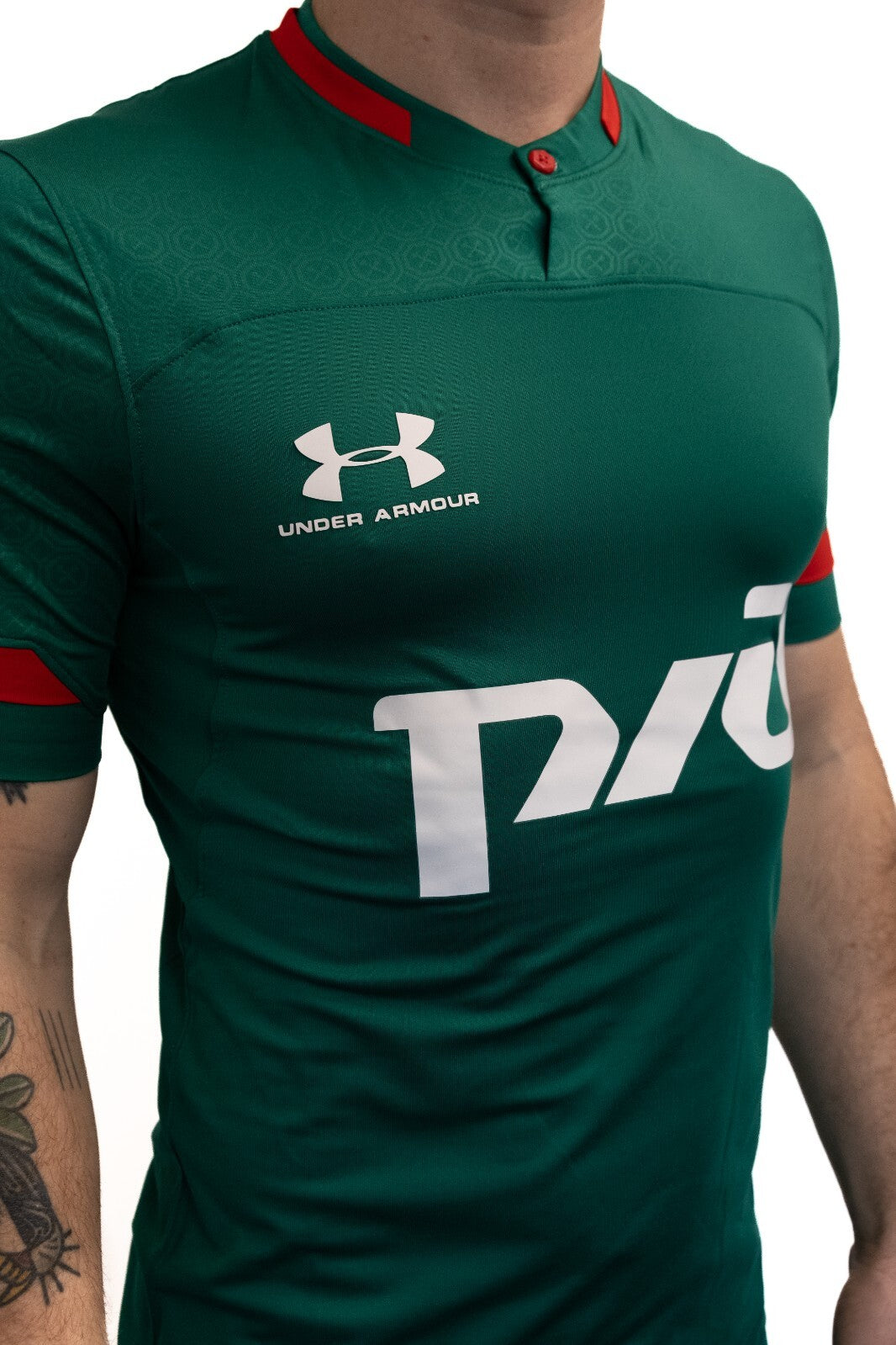 Under Armour 19-20 Lokomotiv Moscow Authentic Home Shirt / Green / Mens /RRP£115