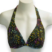 Vilebrequin Bikini Top / Womens / Black/Multicolour Plant / RRP £110