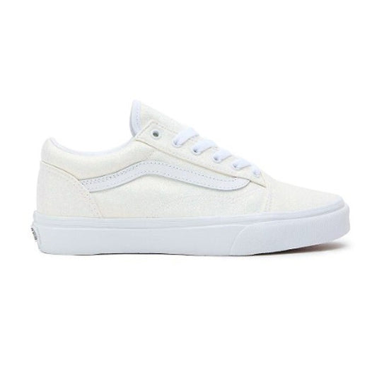 Vans Kids Glitter Old Skool Trainers / White / RRP £53