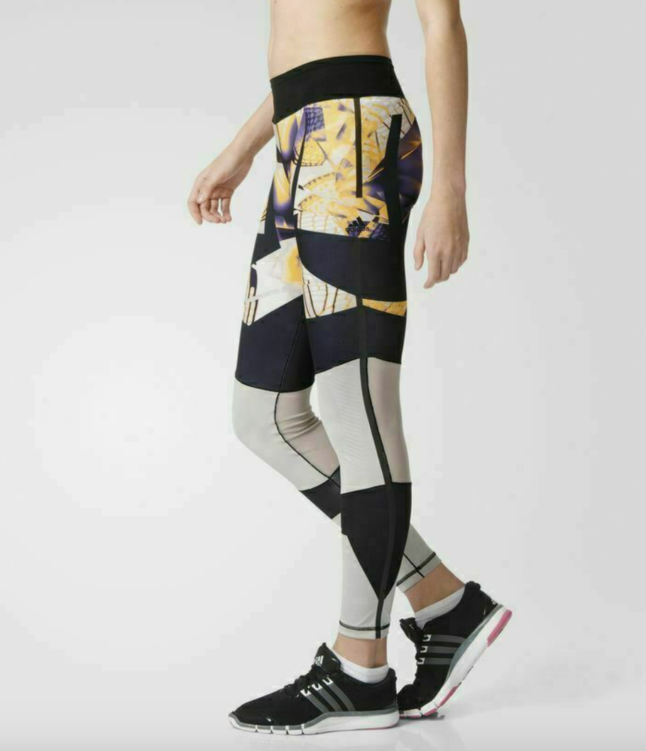 Adidas Womens Climaheat Graphic Premium Tights Leggings / BNWT / RRP £60