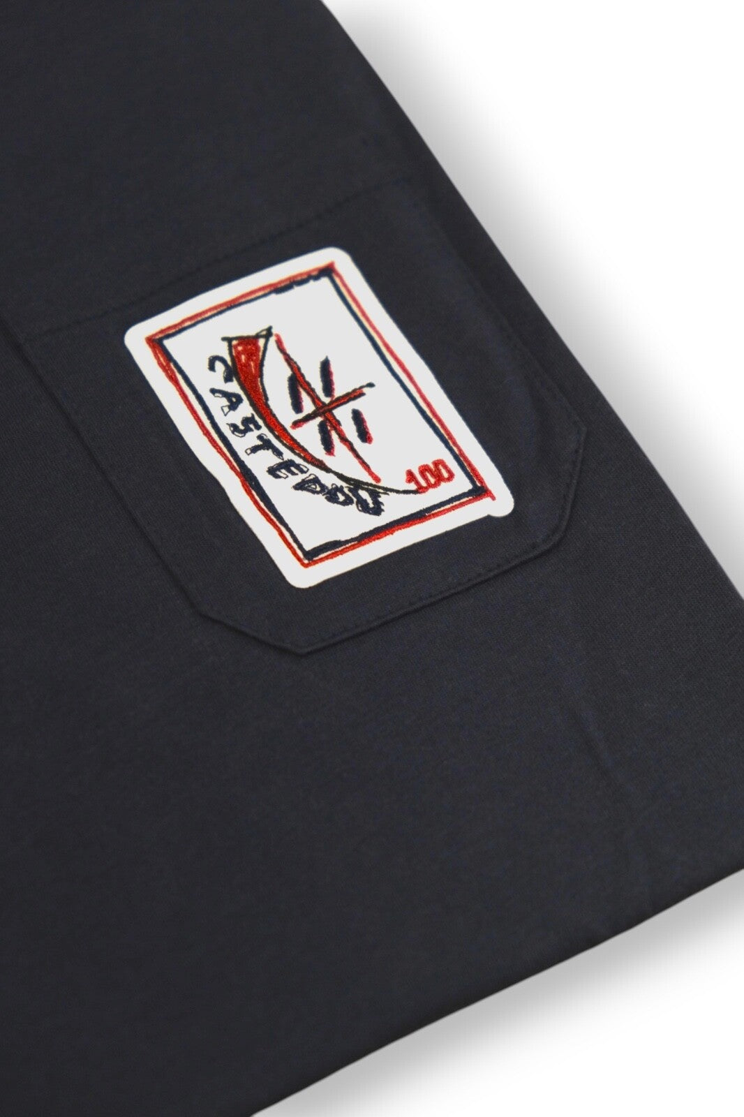 Macron 2019-20 Cagliari 100th Anniversary Fan Tee / Mens / Navy / RRP £34.99