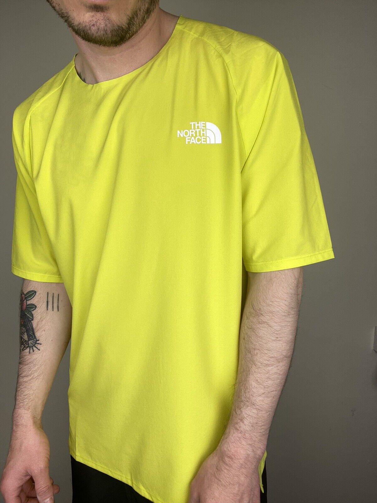 The North Face Advant S/S Athletic T-Shirt / Sulphur Green / BNWT / Medium