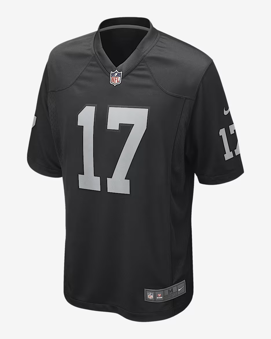 Nike Kids Las Vegas Raiders NFL Jersey / Davante Adams 17 / Black / RRP £80