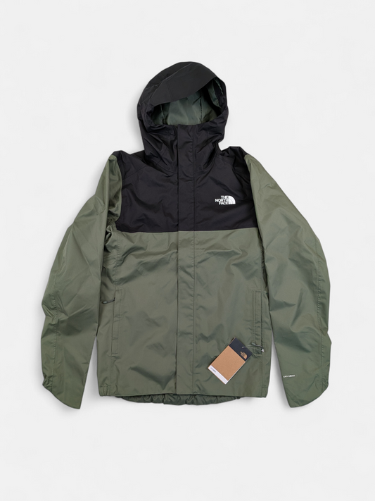 The North Face Mens Quest Zip-In Jacket / Black - Green / RRP £155
