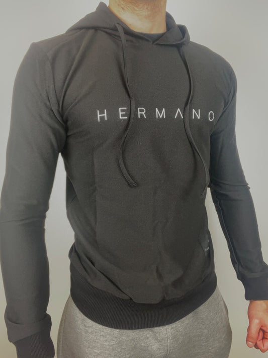Hermano Core Logo Hoodie / BNWT / Black / RRP £35