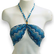 Vilebrequin Bikini Top / Womens / Blues Turtles / RRP £100