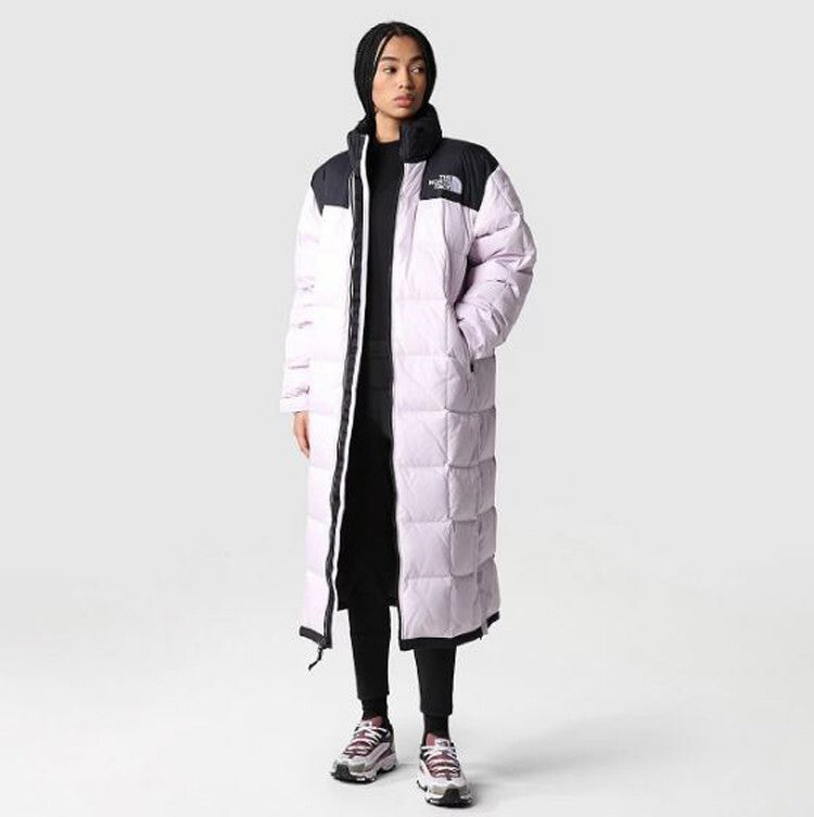 The North Face Womens Pink Lhotse Duster Long Puffer Coat / RRP £425