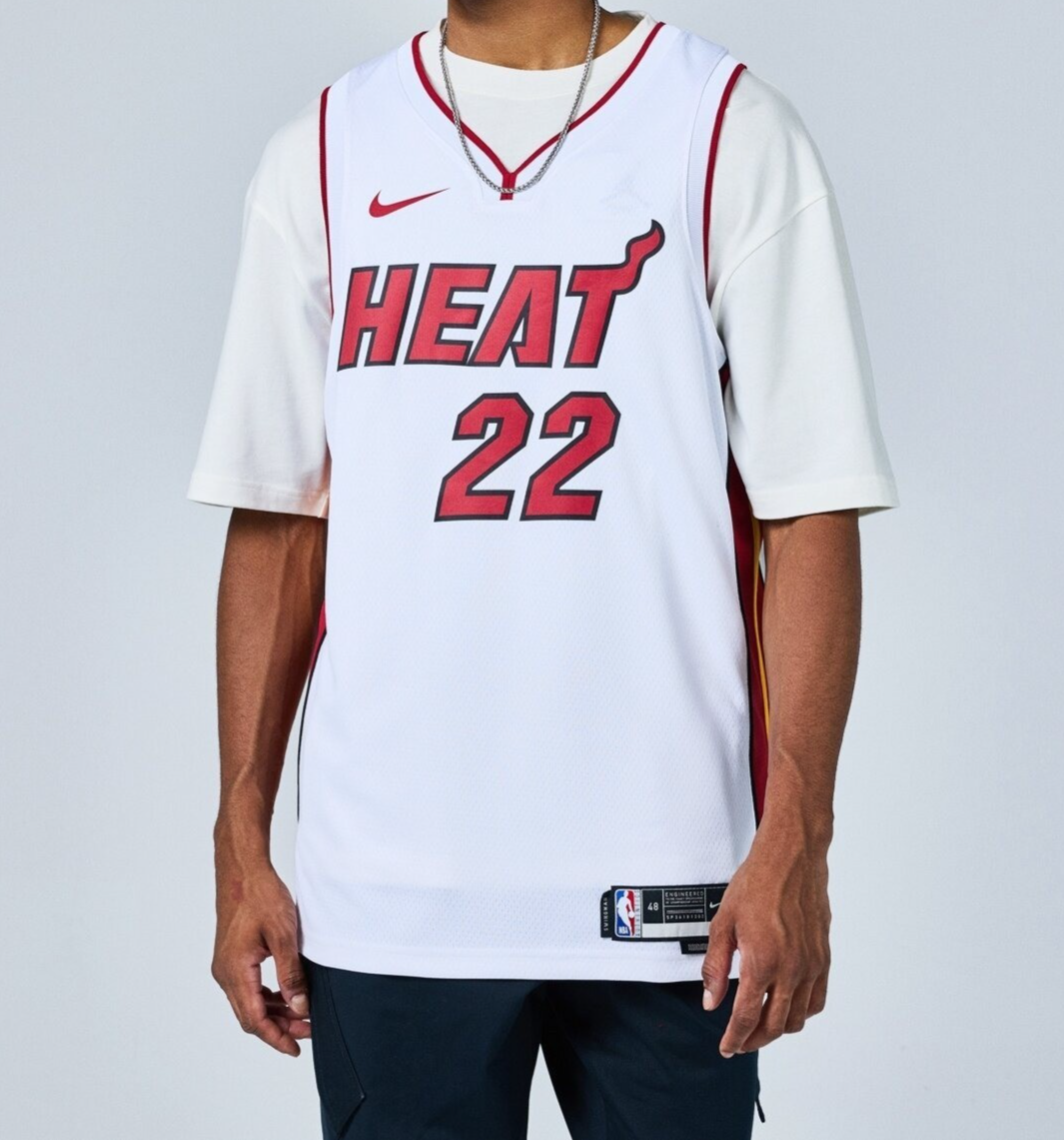 Nike Miami Heat Basketball Jersey / Butler / White / RRP £95