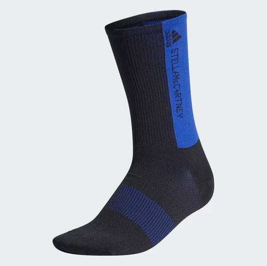 Adidas Stella McCartney Logo Socks / Black Blue / RRP £14