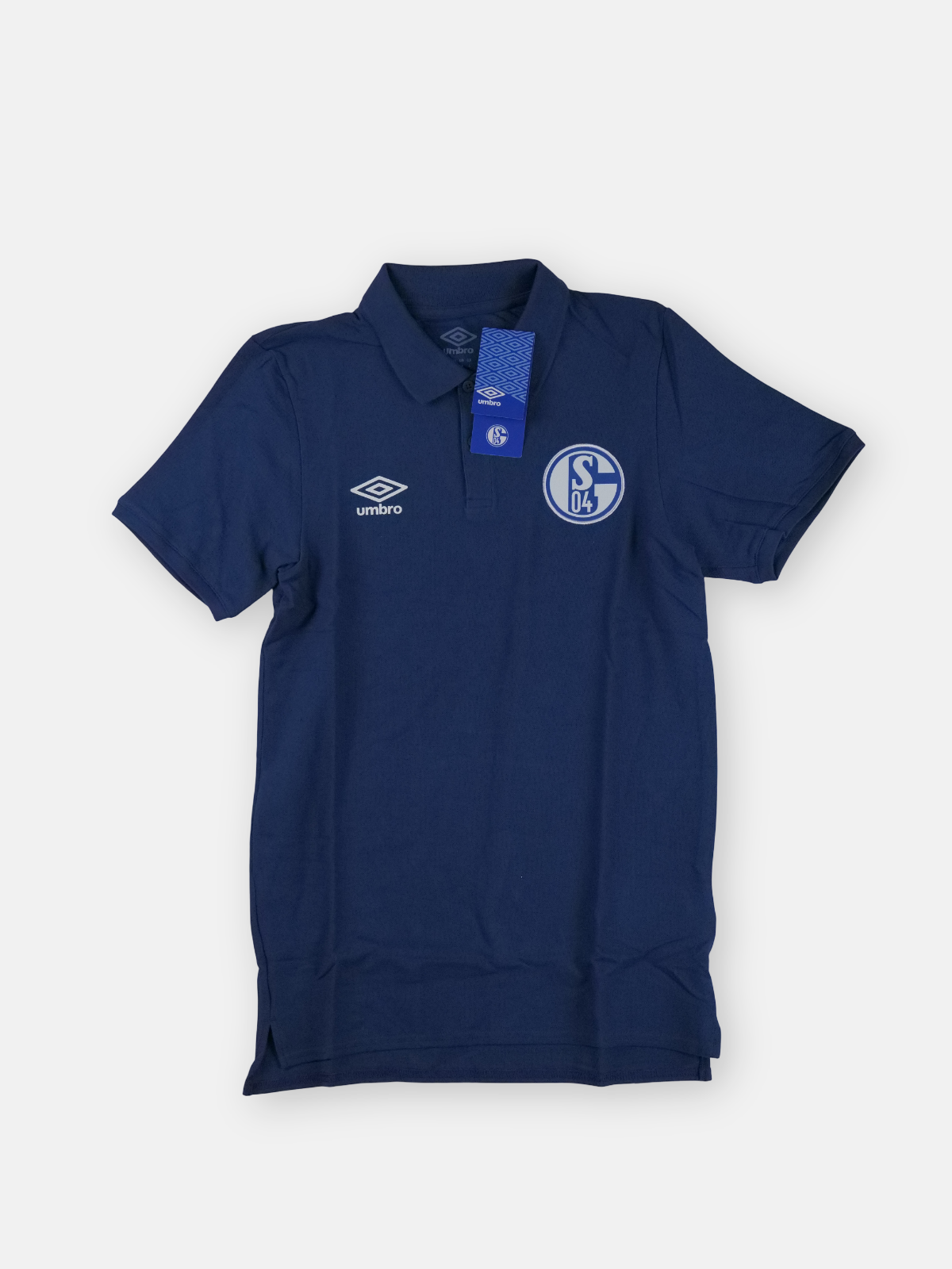 Umbro Mens 2020-21 Schalke Umbro Polo Football Top / Navy / RRP £44.99