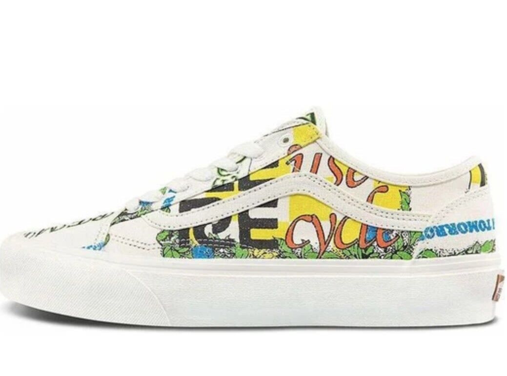 Vans Mens Old Skool Eco Theory Tapered 'White Yellow Black' / RRP £75