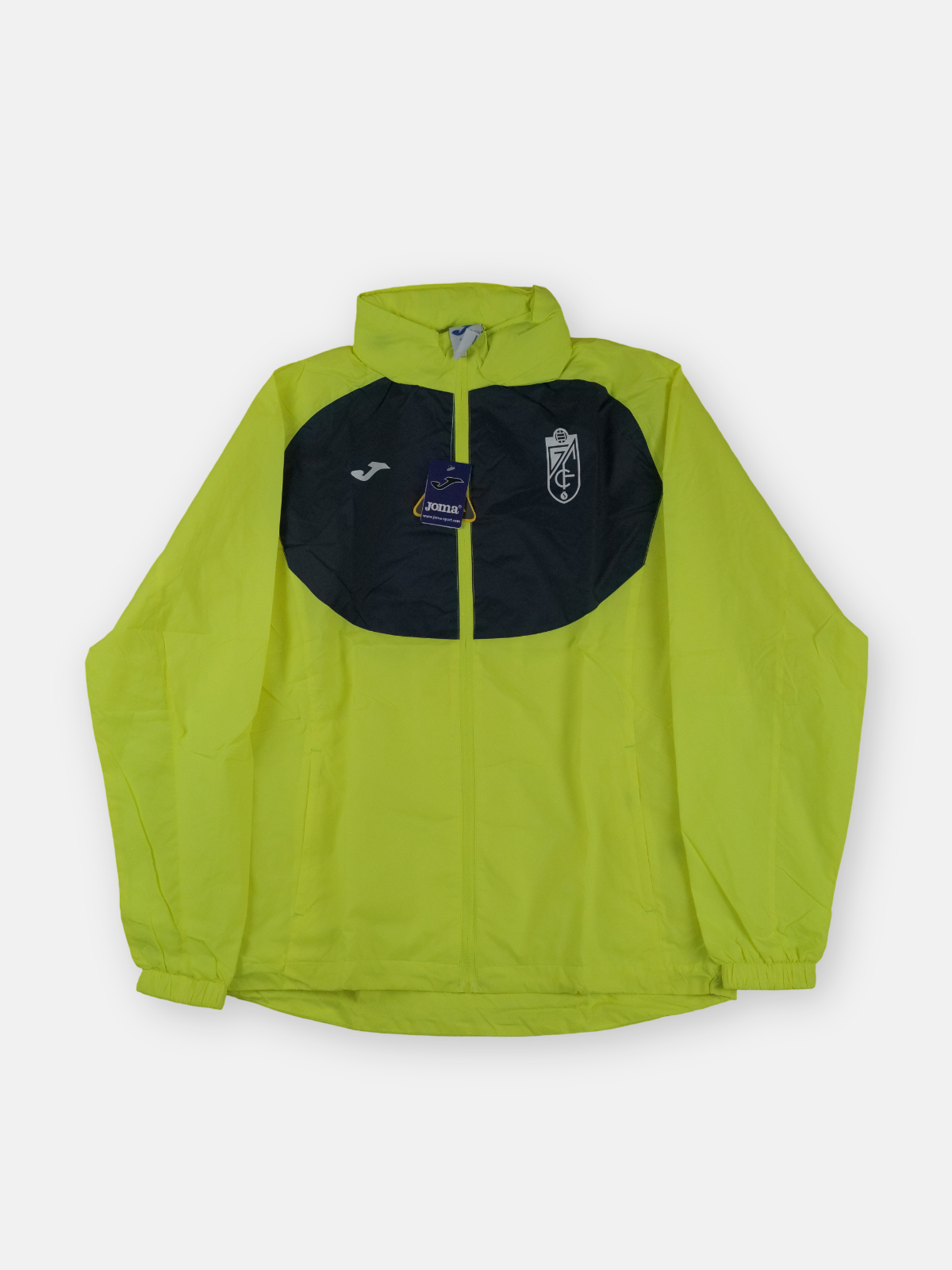 Joma Mens 2017-18 Granada Joma Training Rain Football Jacket /Yellow /RRP £49.99