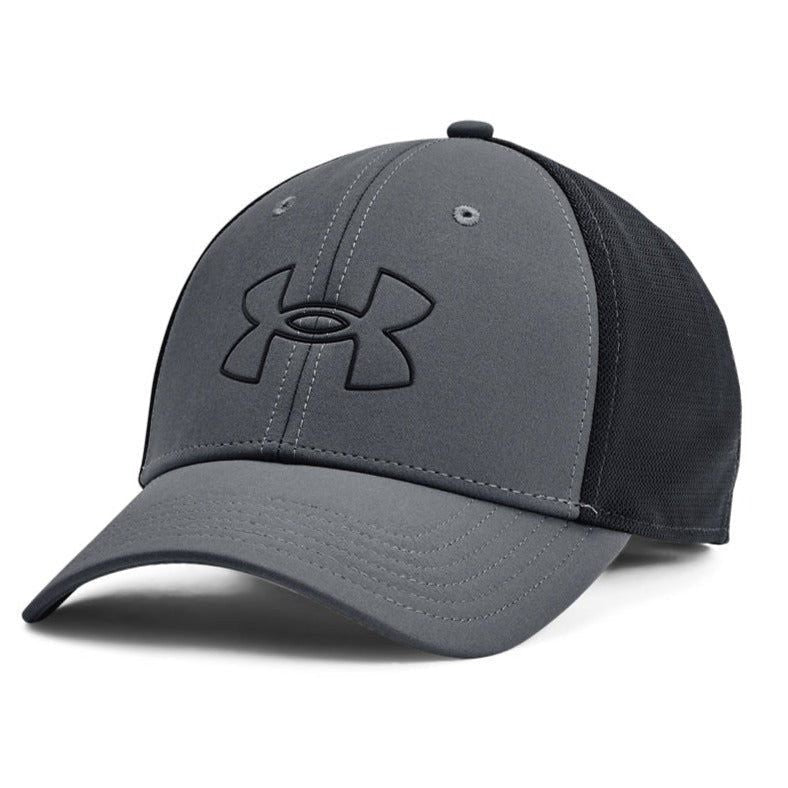 Under Armour Men's Iso-Chill Mesh Golf Cap / Grey Black / RRP £30