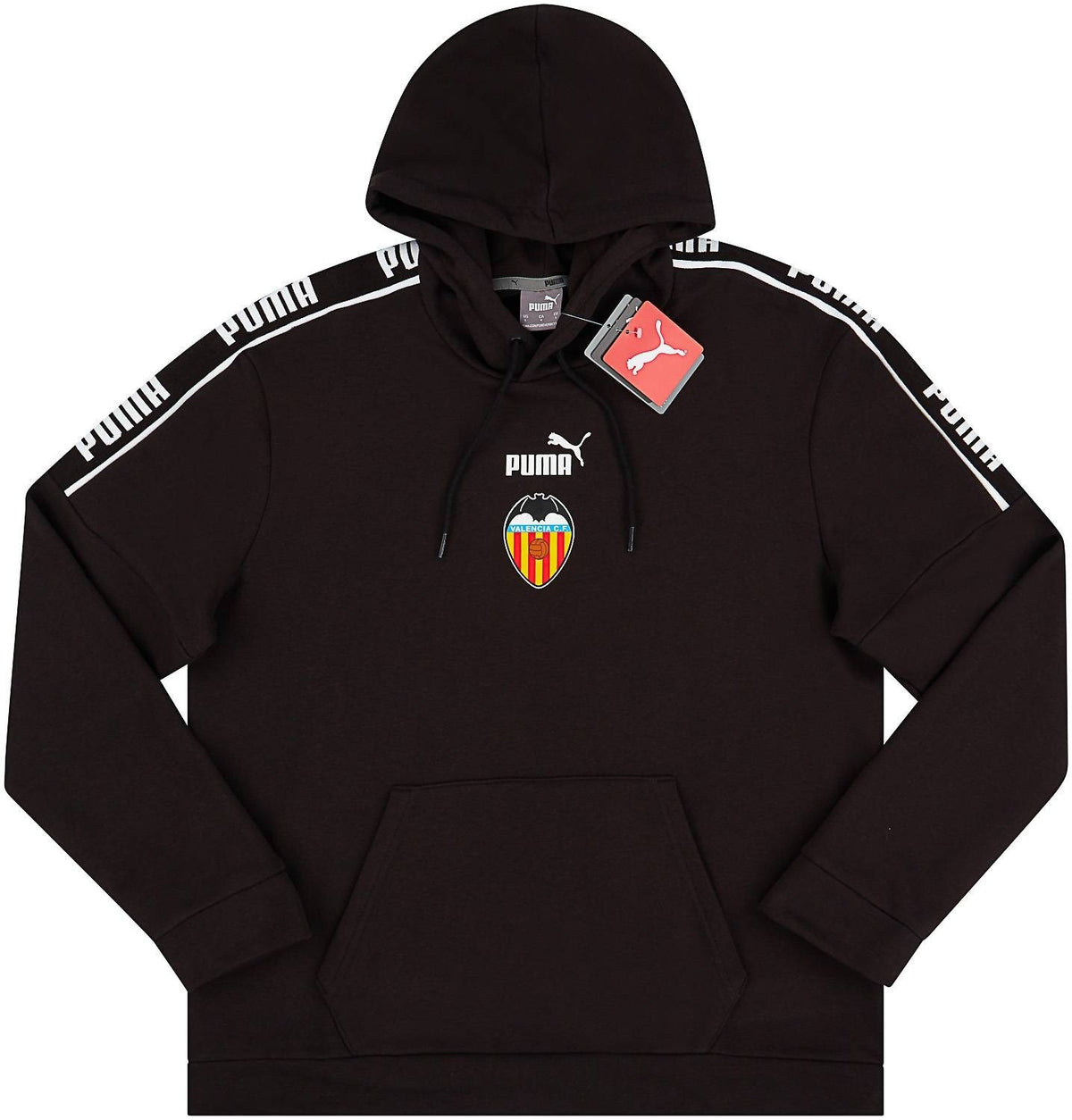 Puma Mens 2020-21 Valencia Puma Ftblculture Hooded Top / Black / RRP £54.99