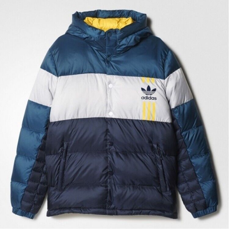 Adidas Originals Men's ID96 Puffer Winter Down Jacket / RRP £150 / Blue