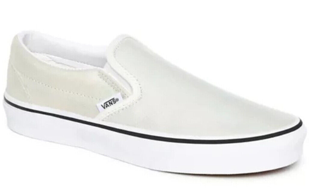 Vans Women’s Prism Suede Classic Slip-On White/Sliver Silver / RRP £57