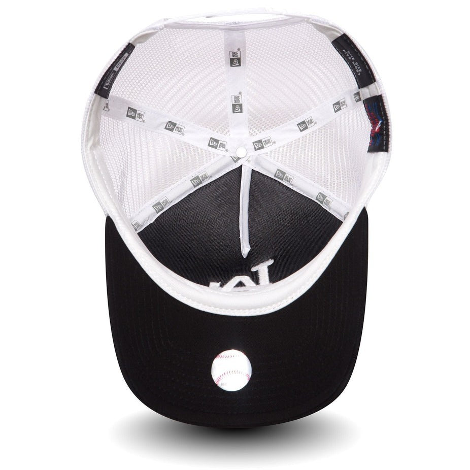 New Era Adult LA Dodgers 9Forty A-Frame Trucker Cap / Black White / RRP £27