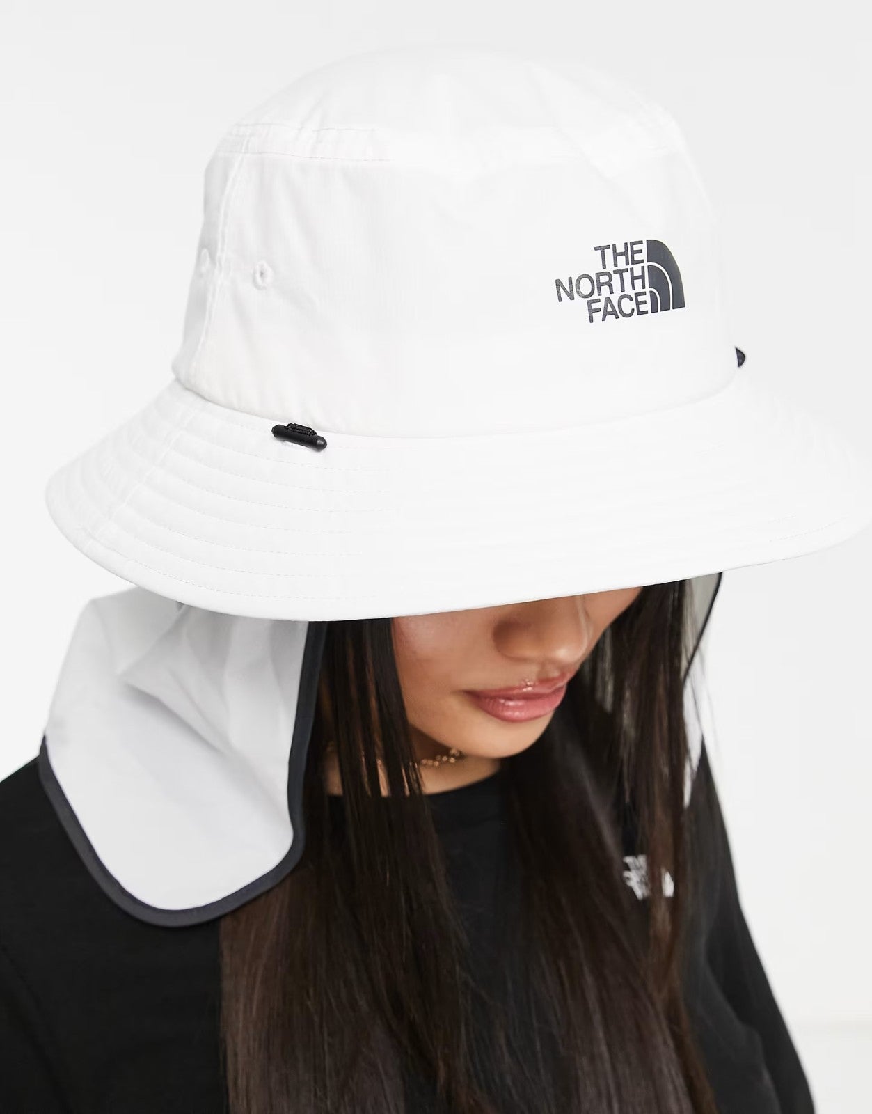 The North Face Flyweight Bucket Hat / TNF White/Asphalt Grey / RRP £30
