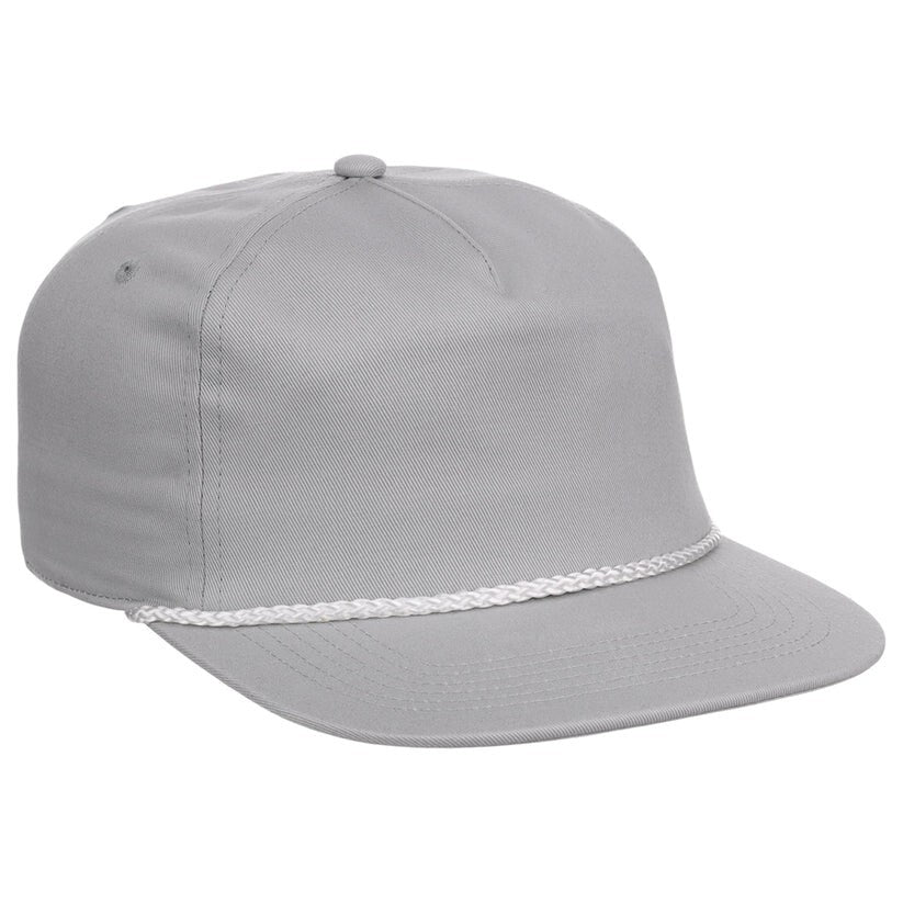Unisex Plain Fairway Golfer Hat / Grey / £23