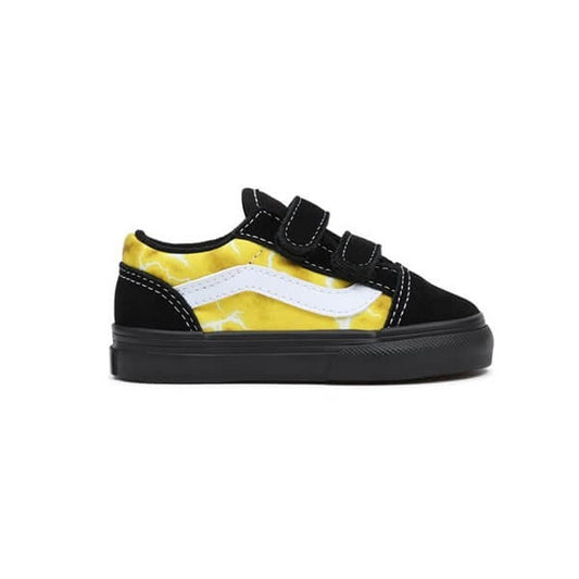 Vans Toddler Old Skool 2 Strap Trainers / Black Yellow / RRP £35