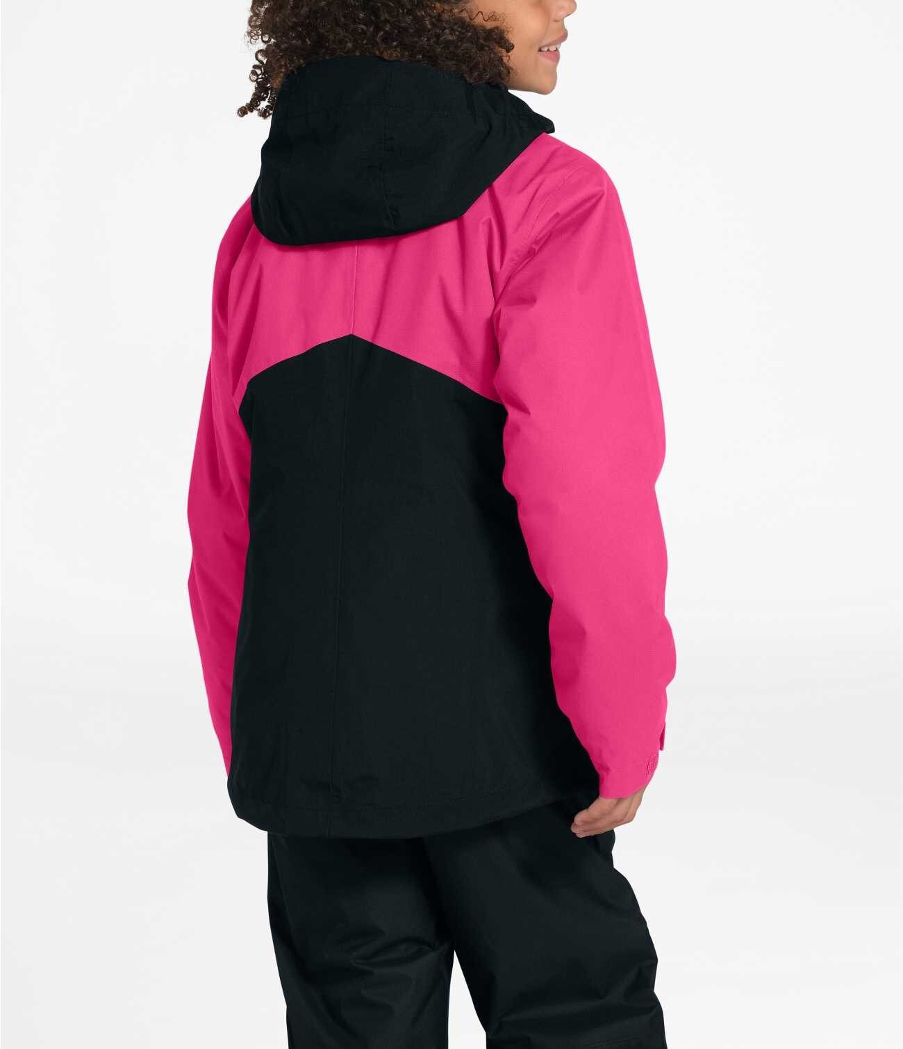 The North Face Girls Clementine Tri Climate Ski Jacket / Pink Black / RRP £180