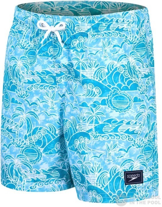 Speedo Boys Printed Swim Shorts / Blue / RRP £20