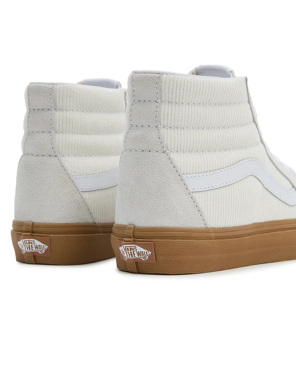 Vans Unisex Sk8 Hi Corduroy Trainers / Marshmallow Beige / RRP £85