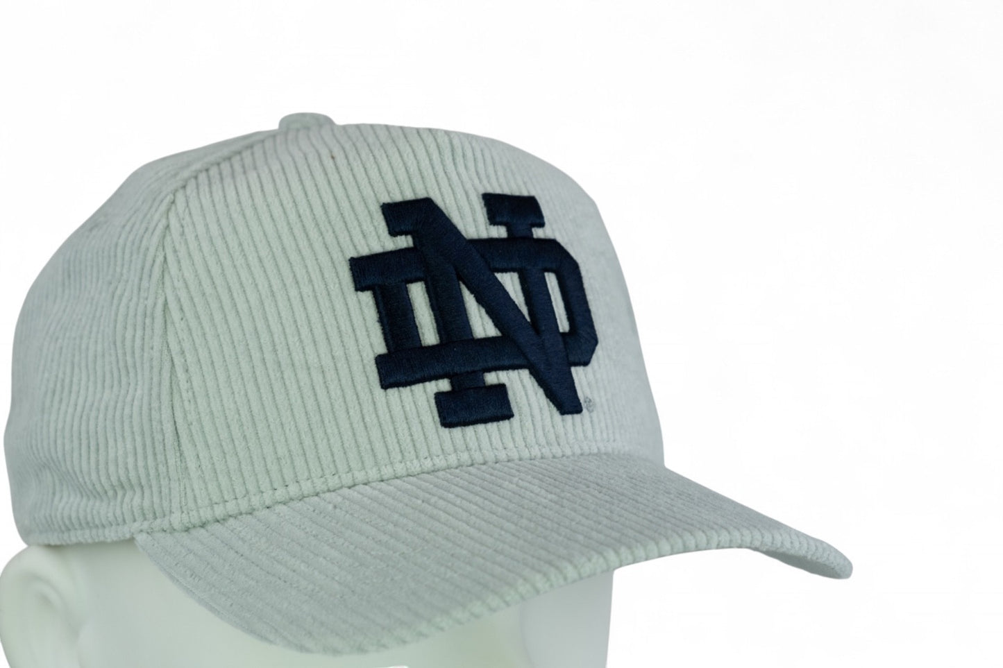 47 Brand Notre Dame Fighting Irish Cord Hitch Snapback / Grey Yellow / RRP £33