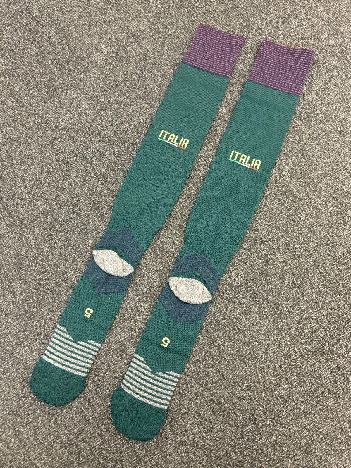 Puma Mens Italy Third Football Sock / 2020-21 / Green / RRP £19