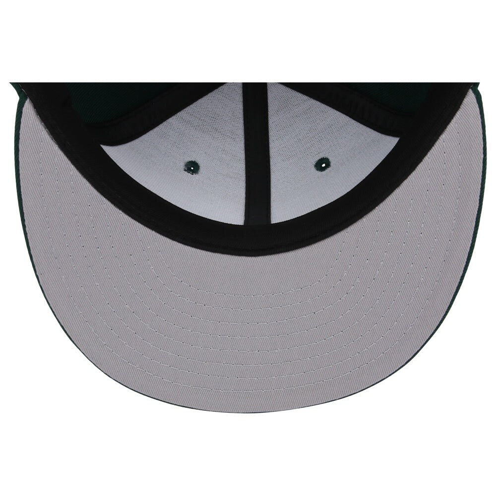 Unisex Plain Full Court Fitted Hat / Dark Green / £22