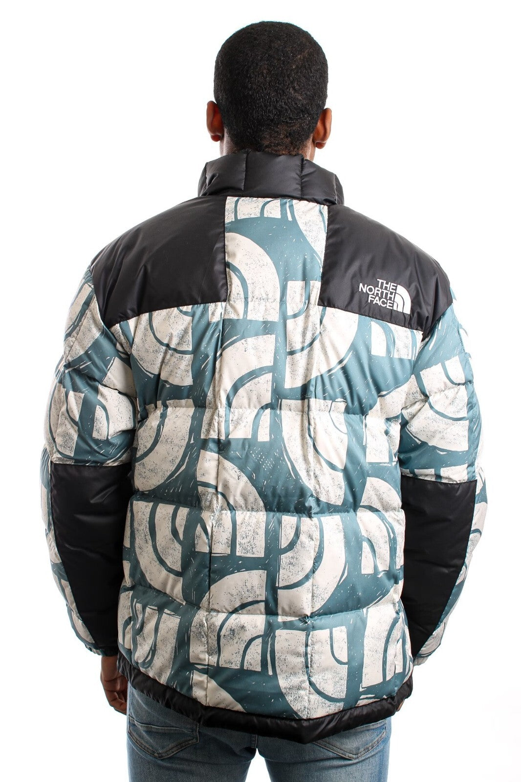 The North Face Mens Lhotse Jacket / Goblin Blue Half Dome Print / RRP £260