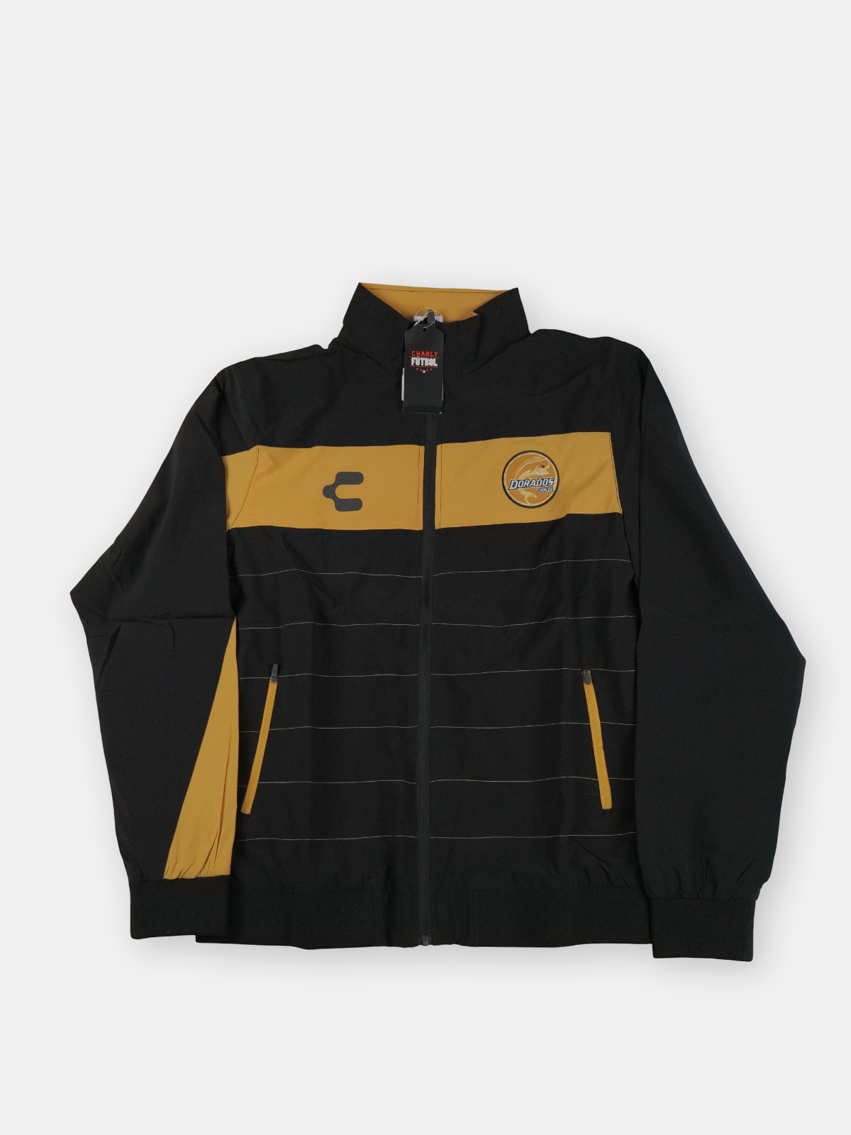 Charly Mens 2018-19 Dorados De Sinaloa Charly Track Jacket / Black / RRP £49.99