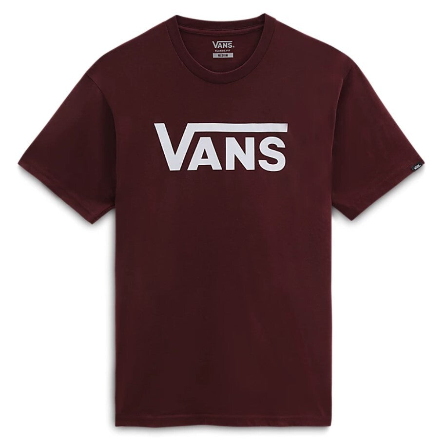 Vans Mens Classic T-Shirt / Port Red White / RRP £25