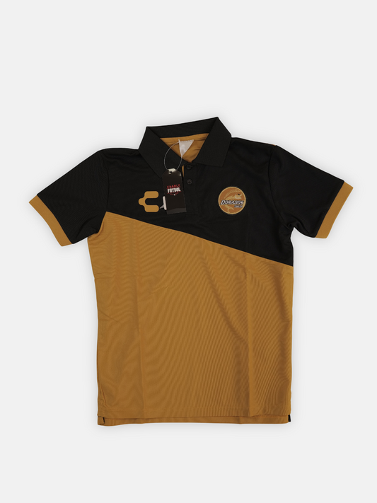 Charly Mens 2017-18 Dorados De Sinaloa Polo T-Shirt / Yellow / RRP £29.99