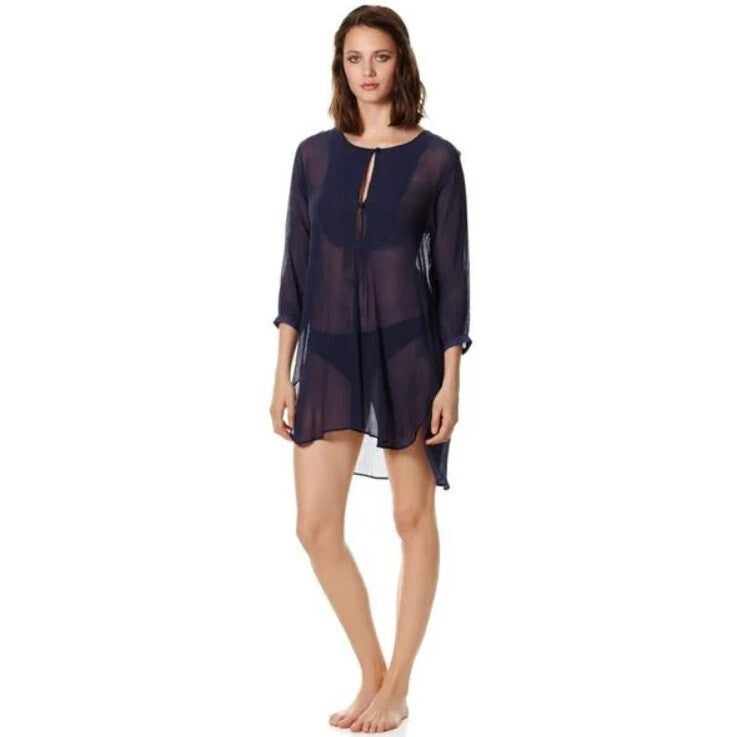 Vilebrequin Fitonia Beach Cover Up Dress / Navy / RRP £275