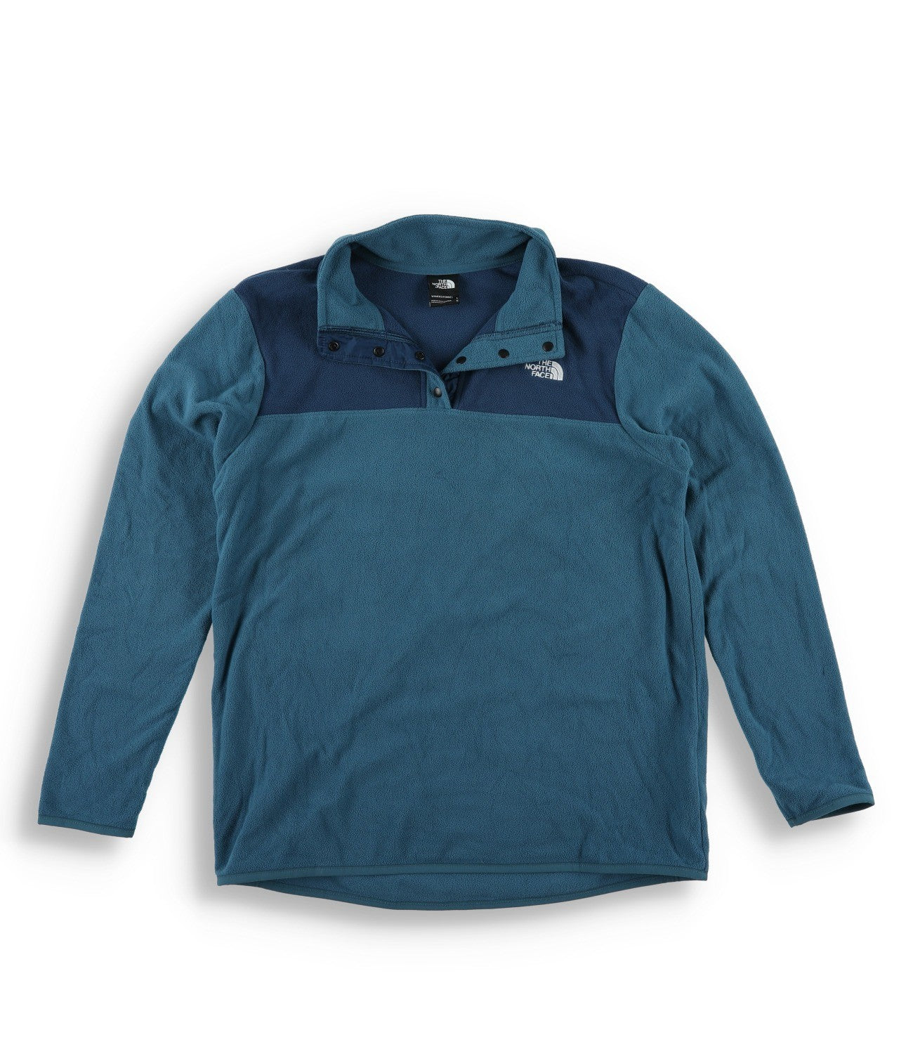 The North Face Womens TKA Glacier Snap Pullover Fleece / Mallard Blue / RRP £65